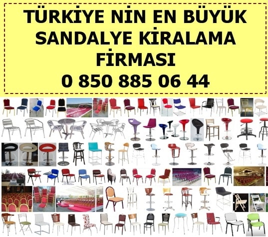 İstanbul kiralama sandalye