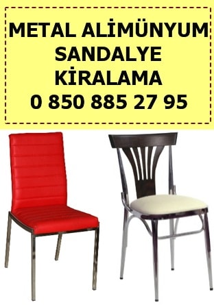 İzmir metal aliminyum sandalye kiralama