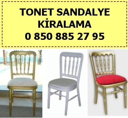 Nevşehir Tonet sandalye kiralama